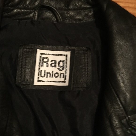 Leather Motorcycle Jacket, Men's - Picture 2 of 4